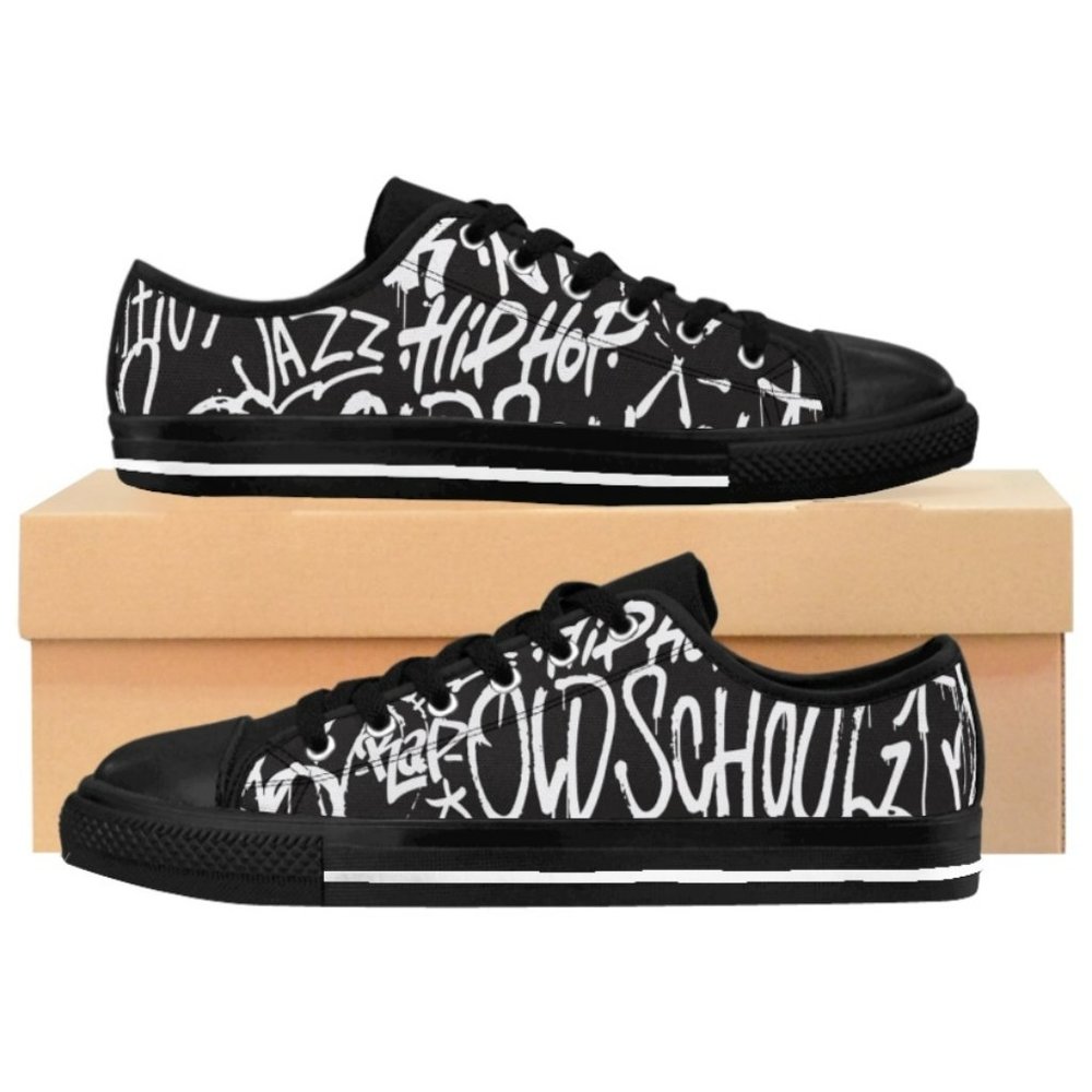 New Ladies Single-Sided Print Urban Design Sneakers